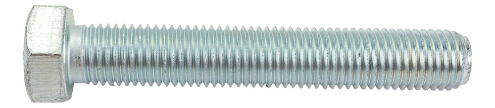 Болт Стройбат DIN 933 М16x100 белый цинк 2 шт 306450