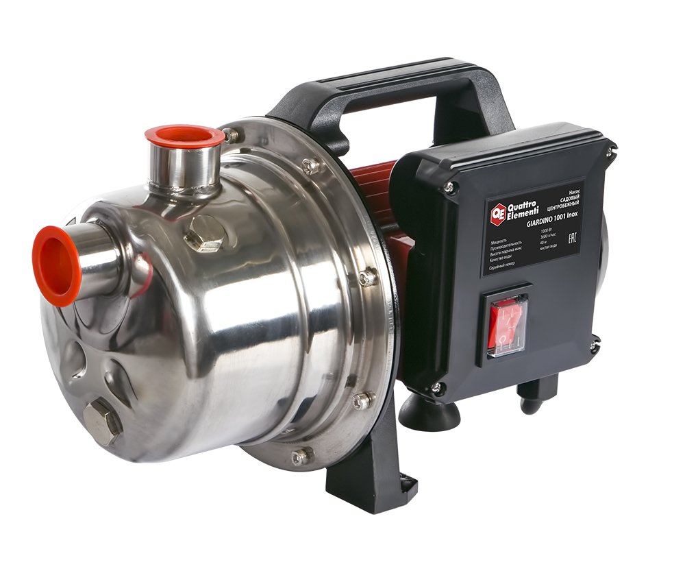 Садовый насос QUATTRO ELEMENTI Giardino 1001 Inox 910-195