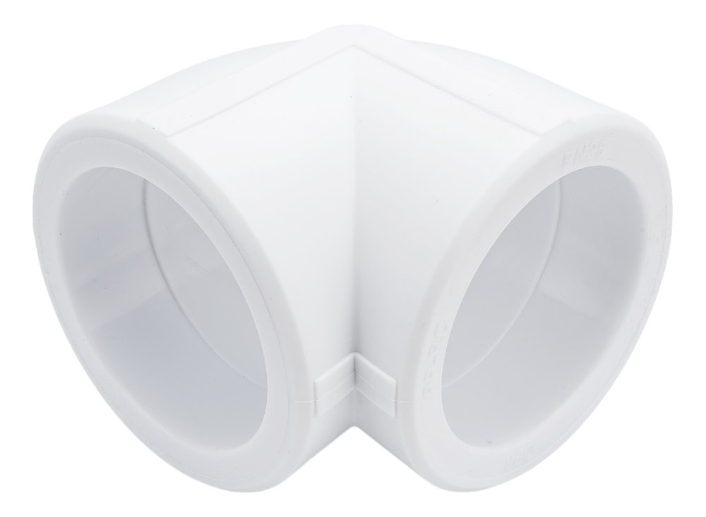 Угольник VALFEX PP-R Дн 90х90°, белый 10108090 127-0581