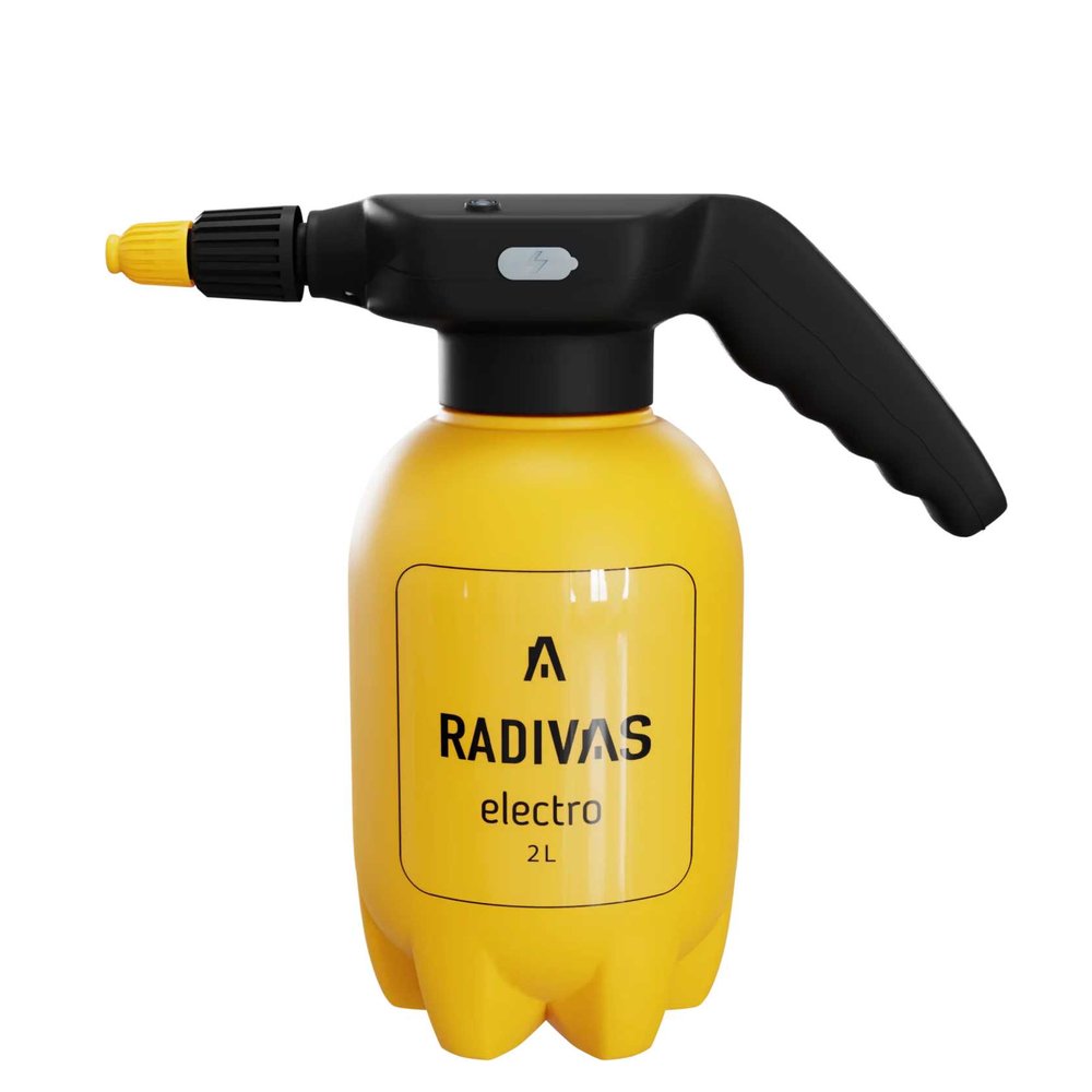 Опрыскиватель Radivas Electro 2л, желтый Ц0000037450