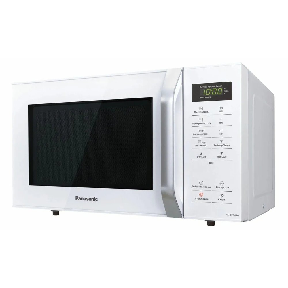 Микроволновая печь Panasonic NN-ST34HWZPE, 25 л., 800ВТ, белый