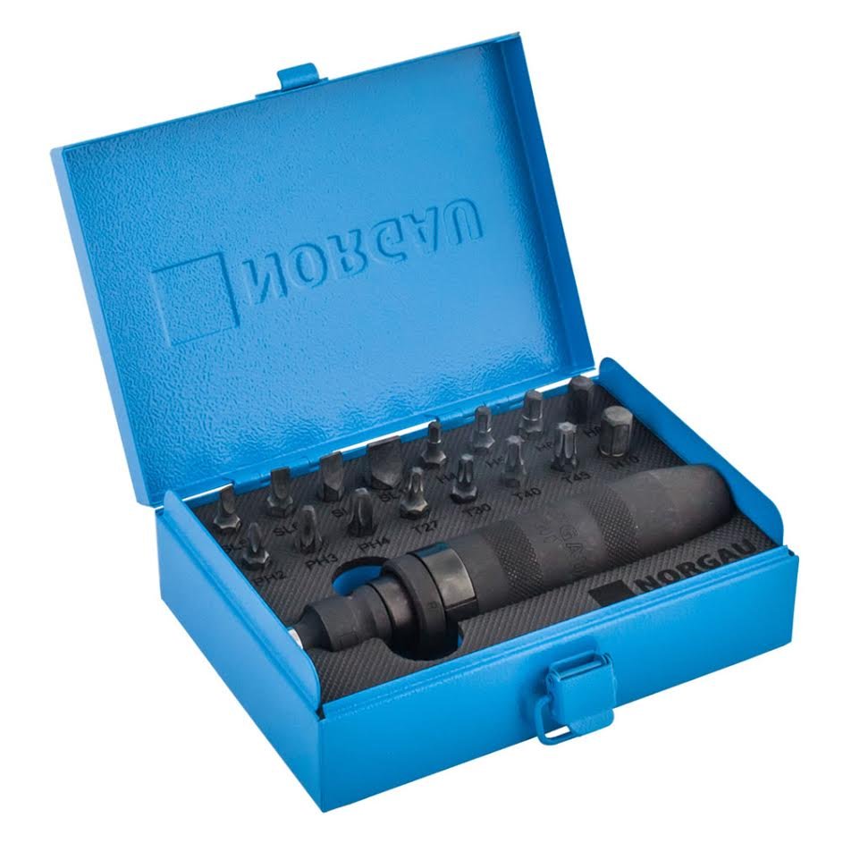 Набор бит с ударной отверткой NORGAU тип NK1900-018 1/2' 062493018