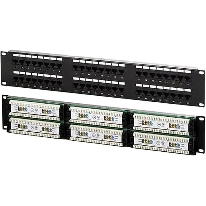 Патч-панель NewMax NM-PPU48C 19, кат. 5е, 2U, 48 портов UTP