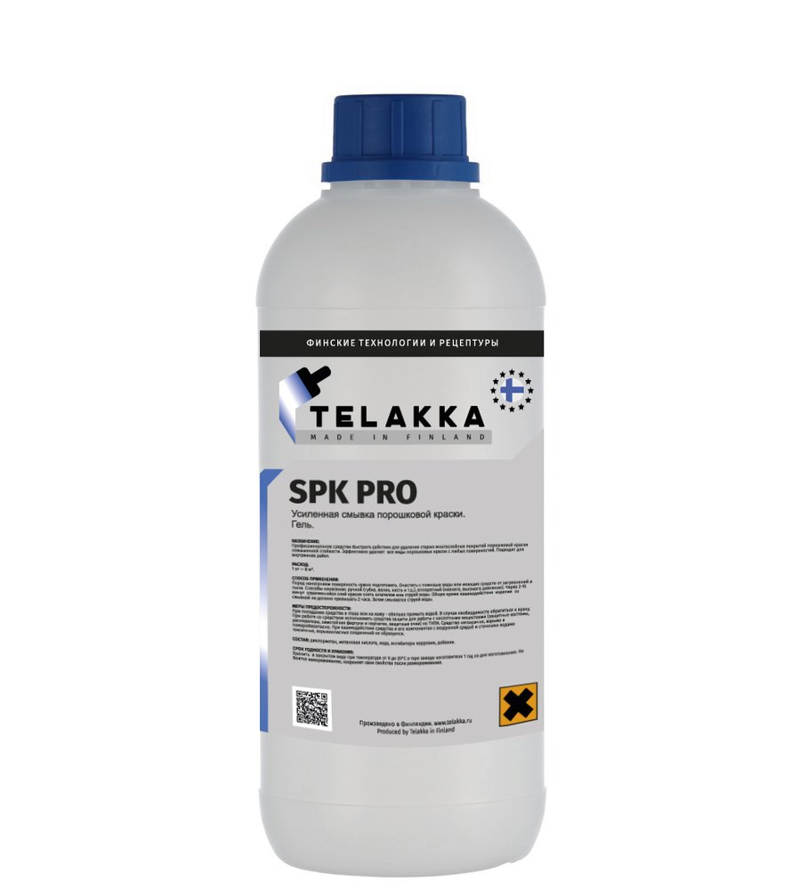 Усиленная смывка порошковой краски Telakka SPK PRO 1 кг 4631160698576