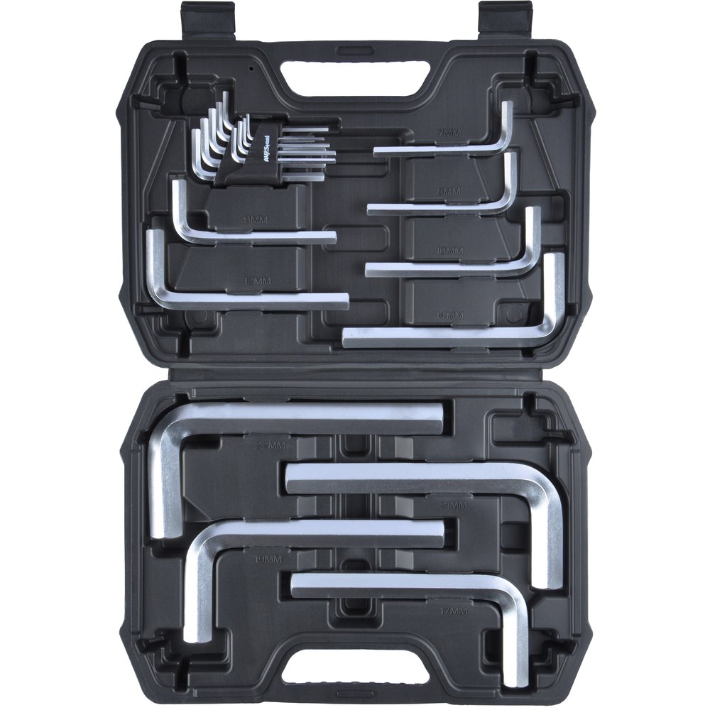 Набор Г-образных ключей AV Steel HEX 2-22мм 19 предм. AV-361119
