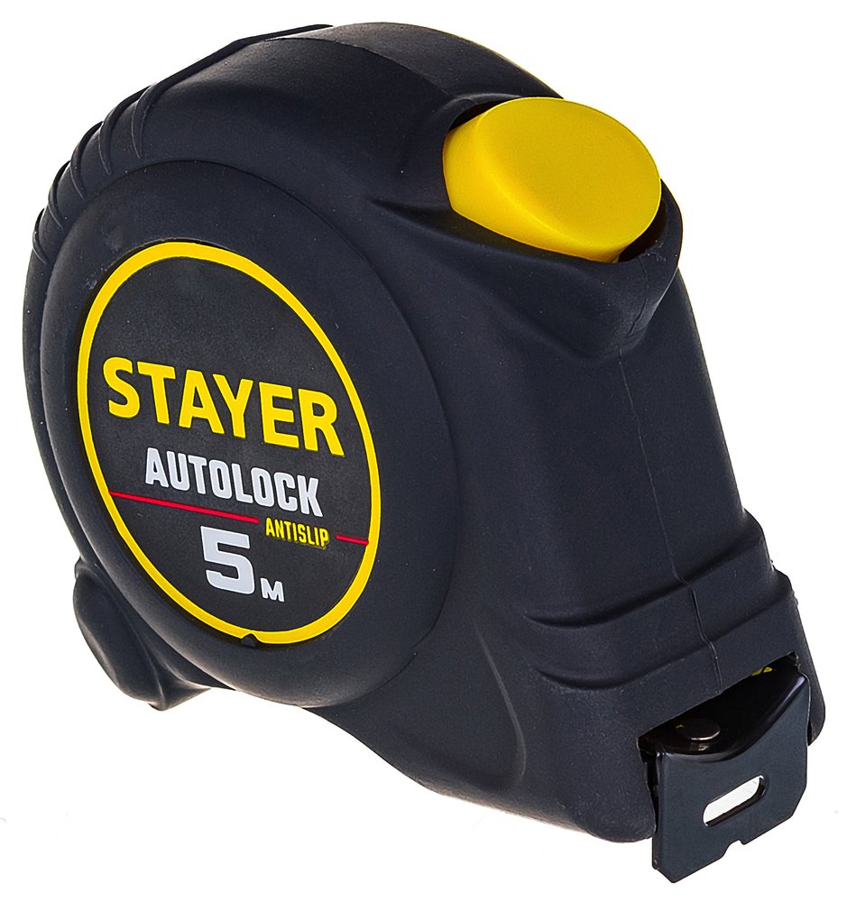 Рулетка Stayer AutoLock 5м / 25мм с автостопом 2-34126-05-25_z02
