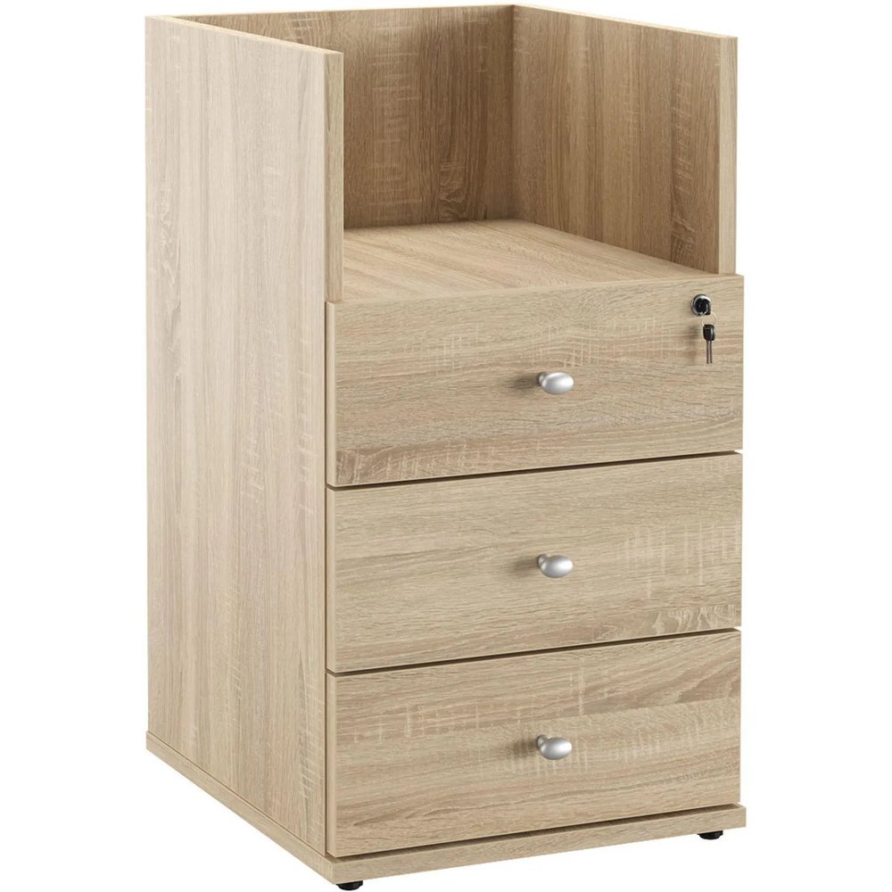 Тумба приставная Easy One LT 22/16 400 дуб сонома 3 ящ