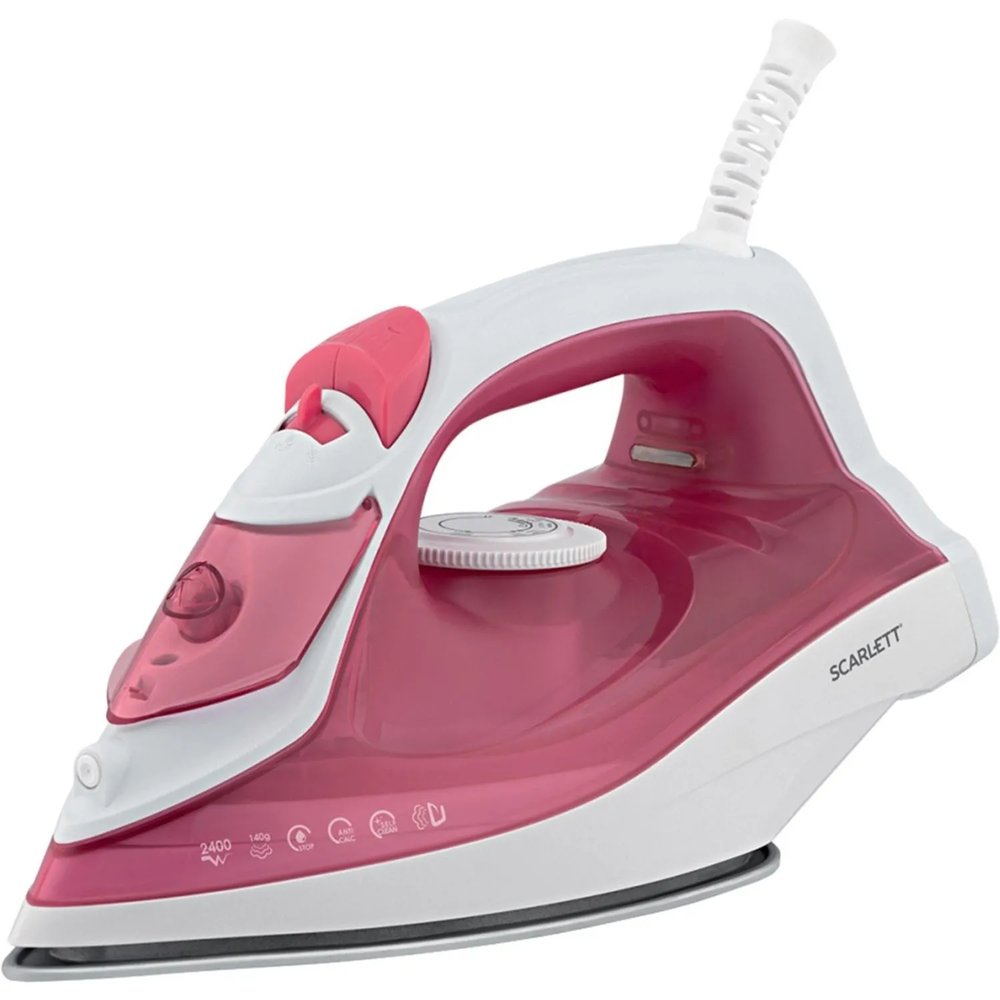 Утюг SCARLETT SC-SI30K56, 2400Вт, керамика, розовый