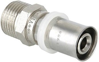 Соединитель, пресс с переходом на наружную резьбу 16х1/2 Valtec VTm.201.N.001604