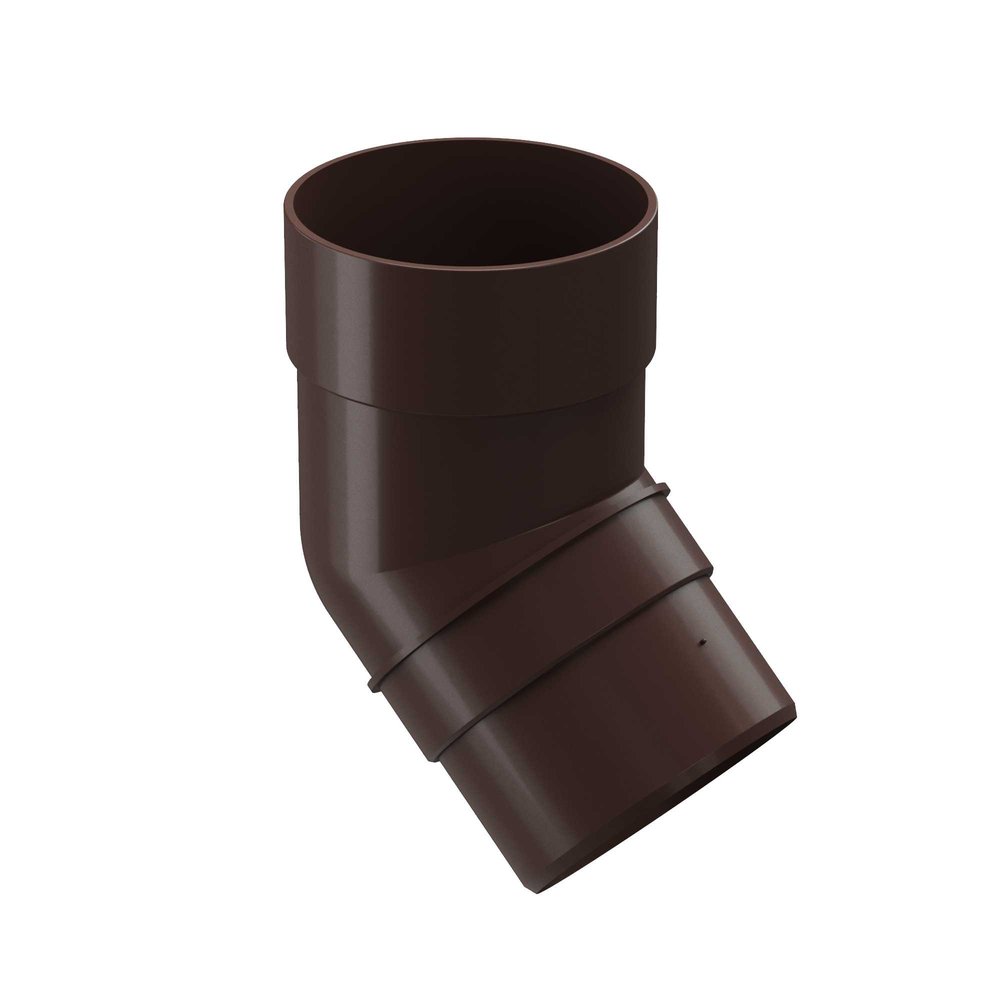 Колено DOCKE PREMIUM (45 градусов, шоколад) PVSA-1050