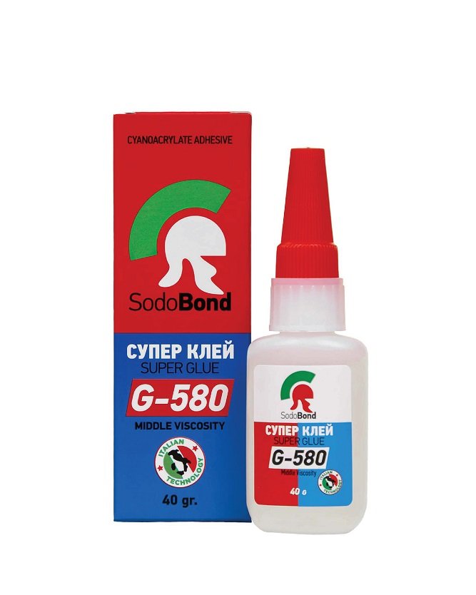 Суперклей SODOBOND G-580 30 гр (нетто) 4631140071030