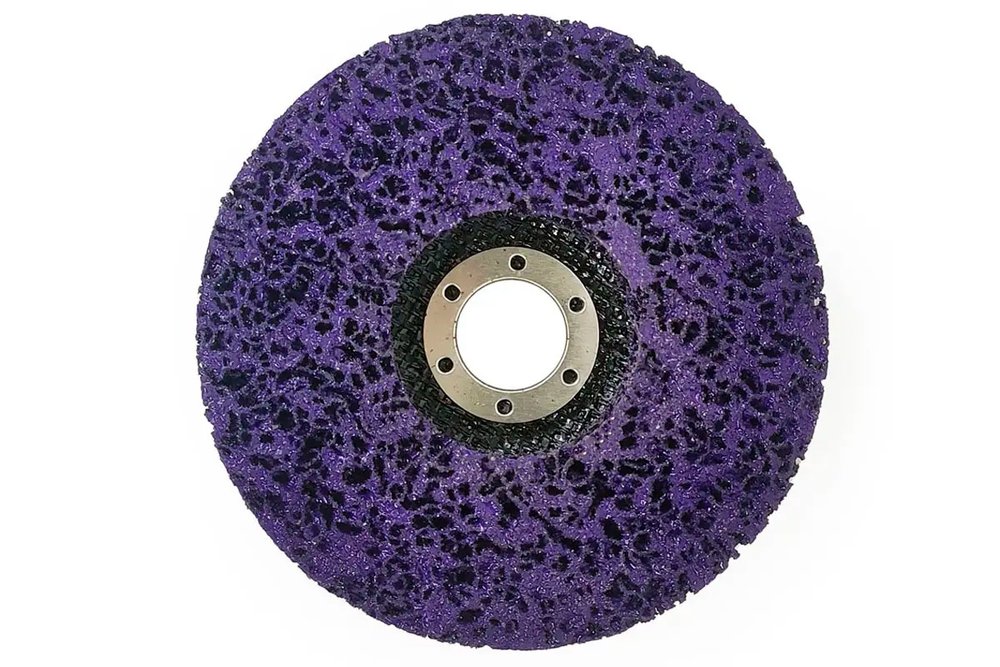 Круг зачистной коралловый 125x15x22 мм, purple БАЗ 00-00330779