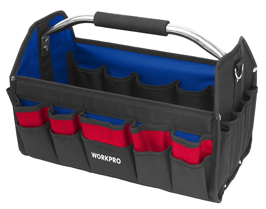 Сумка для инструмента WORKPRO открытая, 600D 410x235x270 мм WP281011