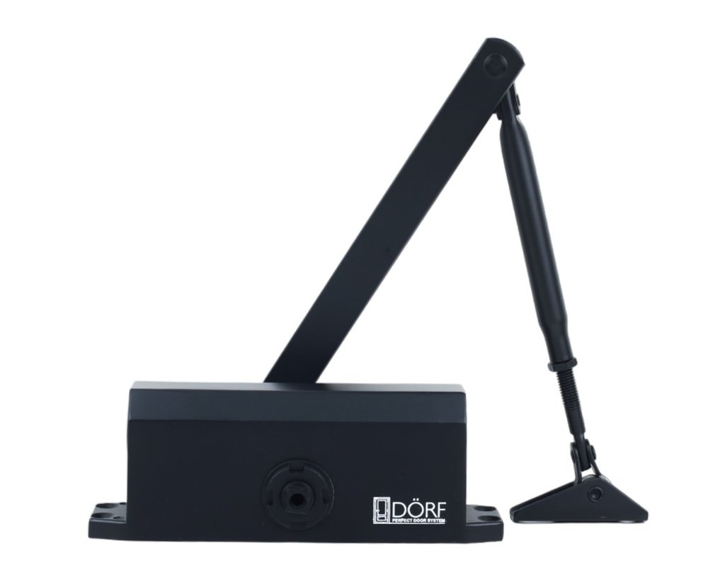 Дверной доводчик DORF economy l-8223 80 кг, черный , 1 к - 1 шт. eco L8223_black_eco