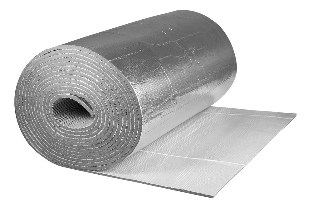 Теплоизоляционный рулон K-FLEX 25x1000-08 AIR AD METAL 80125210104MET