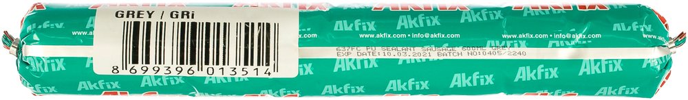 Полиуретановый быстросохнущий герметик Akfix 637FC, серый, 600 мл AA667