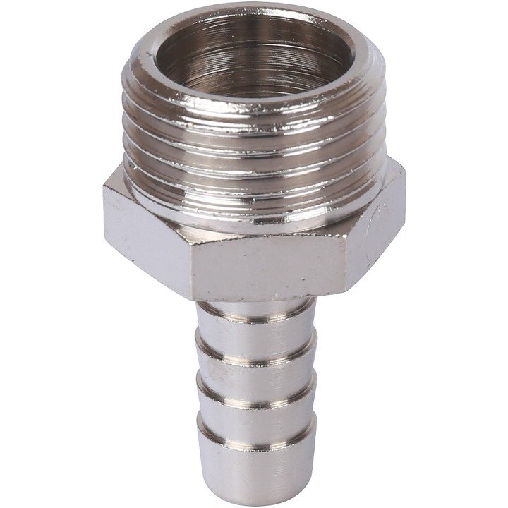 Штуцер НР никелированный 1/2'x10 мм STOUT RG008T5Q73SB92