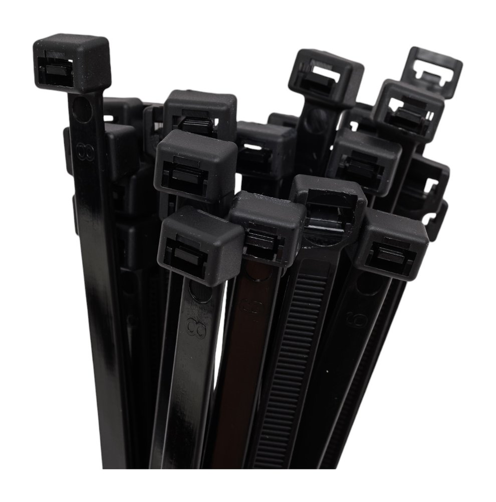 Нейлоновые стяжки FORTISFLEX КСС 9х550 ч 100 шт. 80007