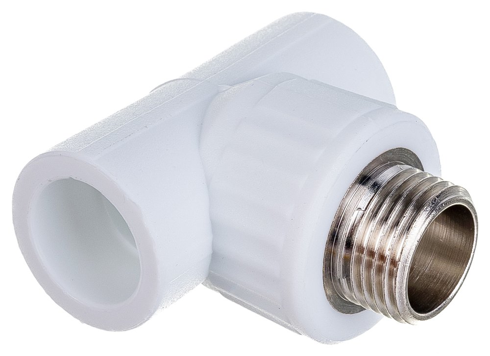 Комбинированный тройник VALFEX PP-R белый, 20х1/2 дюйма НР 10128020 127-0523