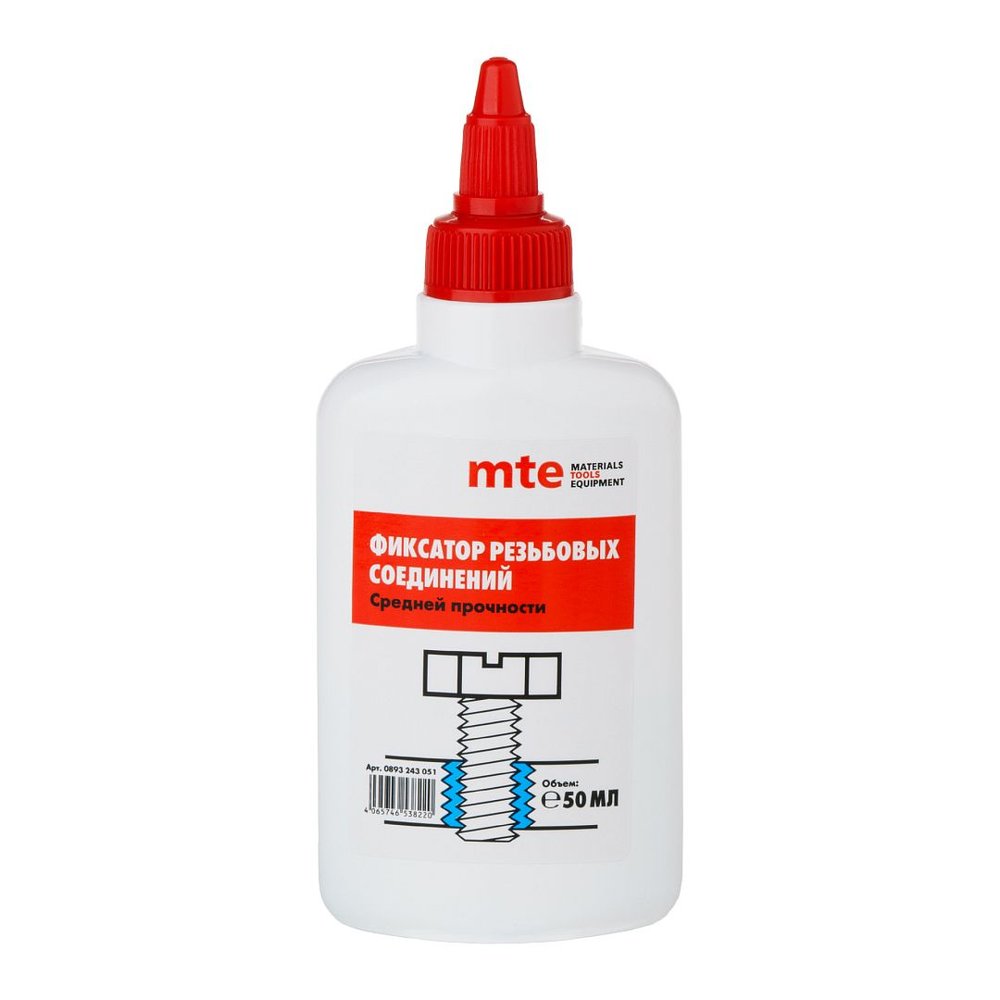 Фиксатор резьбы средней прочности MTE 243 50 мл, 0893243051