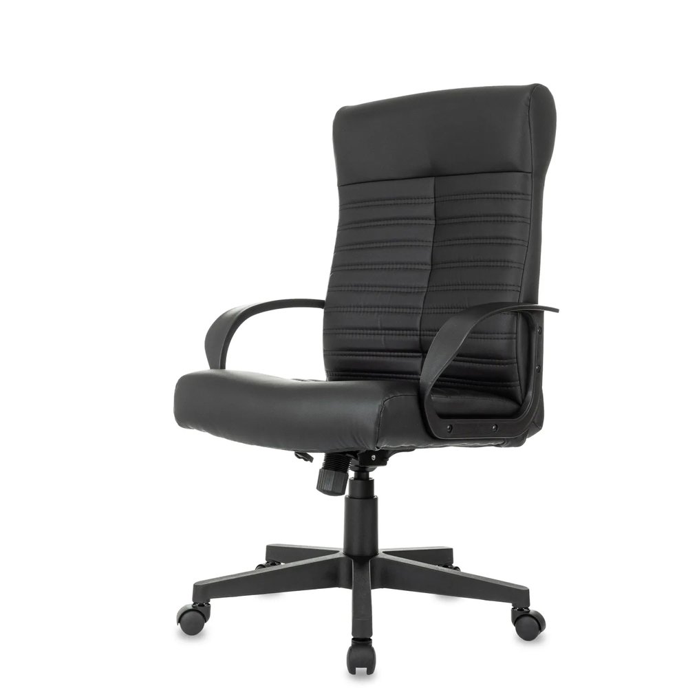Кресло БР Комус Мебель Echair 659, экокожа, черн, пластик