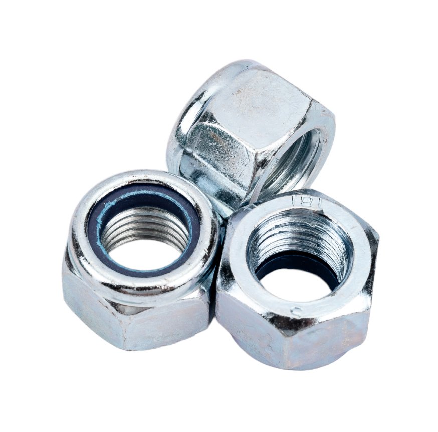 Самоконтрящаяся гайка ЦКИ DIN982, М12x1.5, высокая, 10, Ц, SW 19, 20 шт. 28281