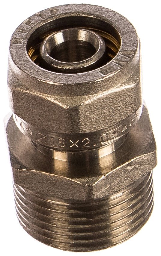 Комплект Valtec _31 VI7 Соединитель обжимной с переходом на нар. р. 16x3/4 VTm.301.N.001605 5 штук VT.VI7.K31.301001605.5