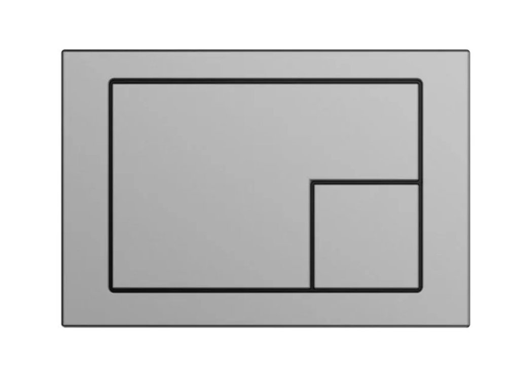 Кнопка Cersanit CORNER для LINK PRO/VECTOR/LINK/HI-TEC пластик, хром, матовый 64107