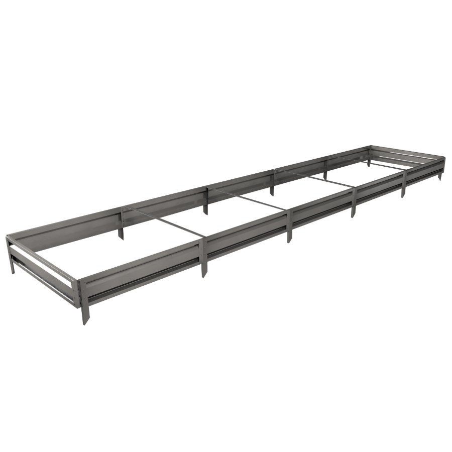 Готовая грядка Delta-Park GL 1х5 м, серебристая 30010_GL15Zn