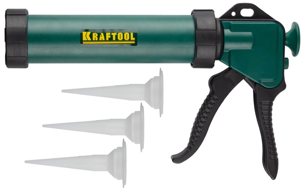 Пистолет-шприц для герметиков KRAFTOOL Professional 320мл 06677_z01