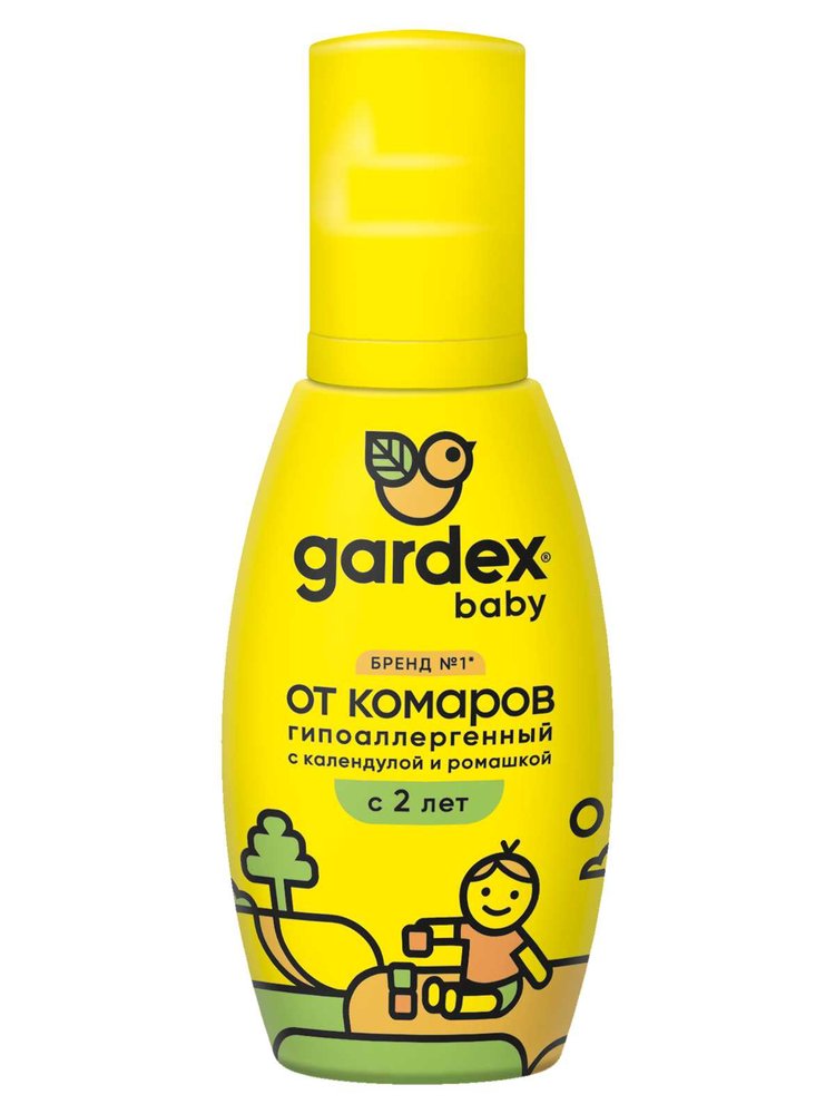 Спрей от комаров для детей с 2-х лет GARDEX Baby 100 мл 0149