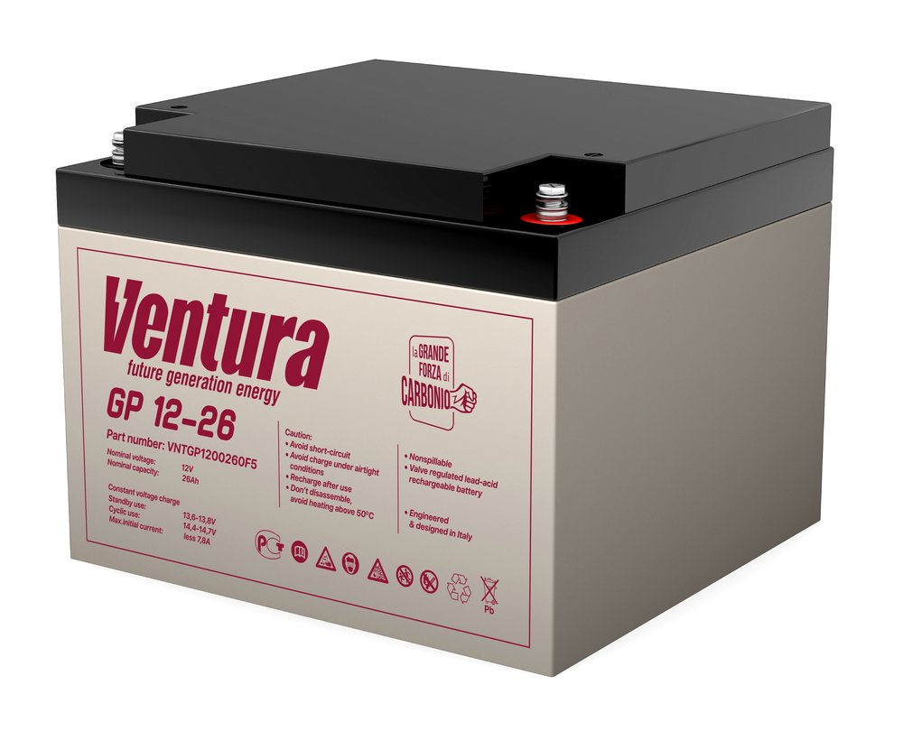 Батарея аккумуляторная (12 В, 26 Ач) Ventura GP 12-26