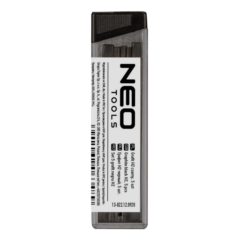 H2 грифель NEO Tools черный для 13-810, 5 шт. 13-822