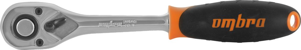 Рукоятка трещоточная 1/2'DR, 72 зубца, 250 мм Ombra 281202 55101 055101