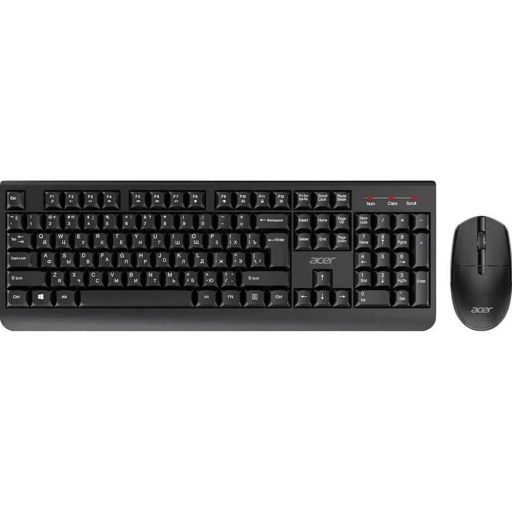 Набор клавиатура+мышь Acer OCC401,черн,USB,беспр,Multimedia (ZL.ACCCC.016)