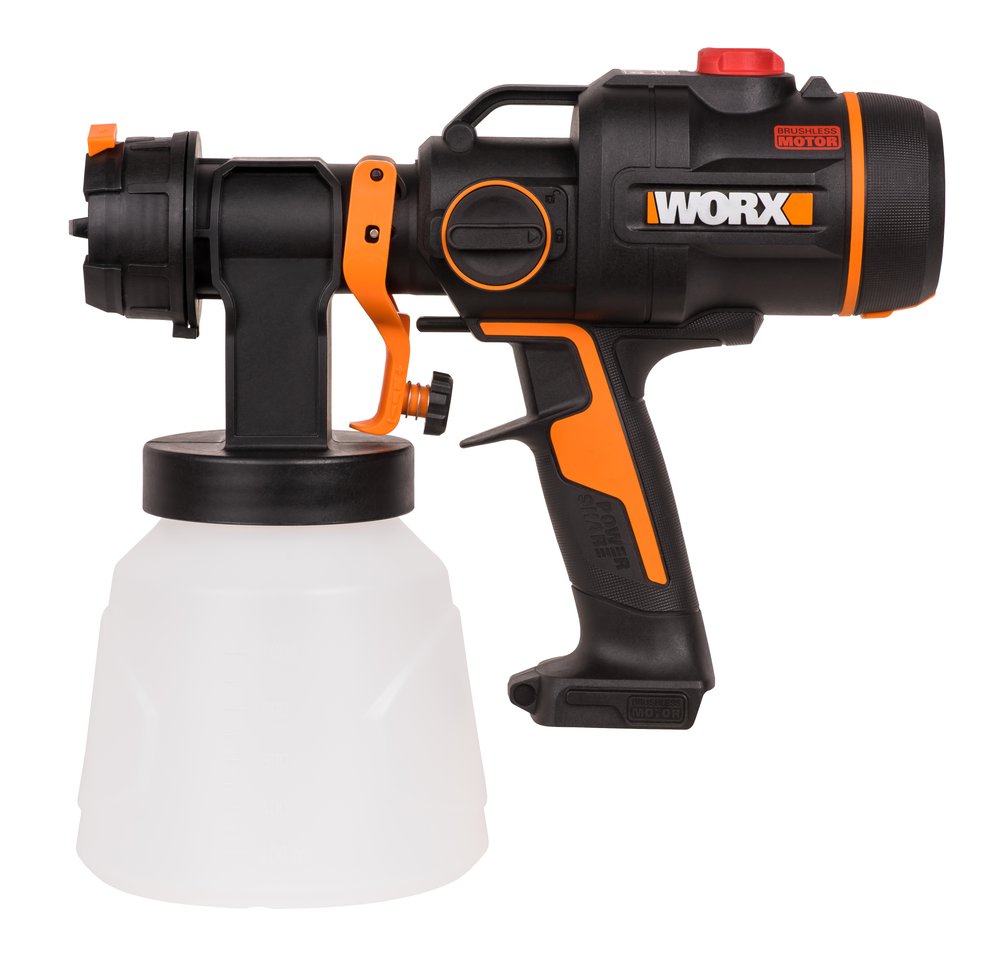 Аккумуляторный бесщеточный краскопульт WORX 20 В, без АКБ и ЗУ WX020.9