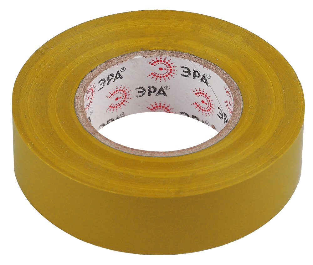 ПВХ-изолента ЭРА 19мм x 20м, желтая C0036543