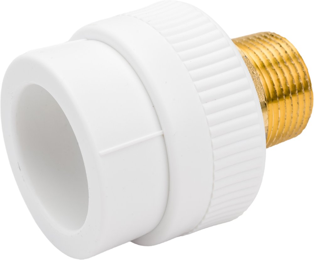 Комбинированная муфта Blue Ocean полипропиленовая, НР под ключ - 40x1 PPRF/HTEA(W)-40х1'