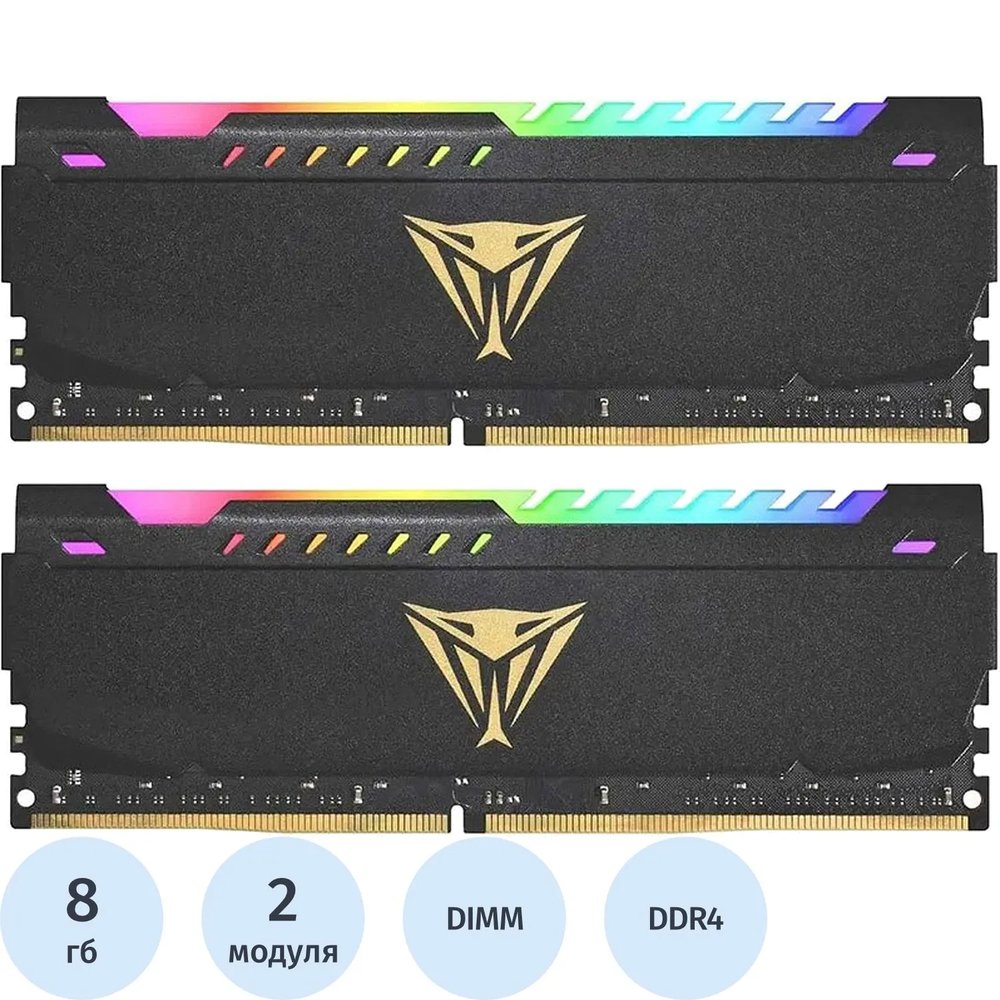Модуль памяти Patriot Viper DIMM DDR4 16Gb (2x8Gb) 3600Мгц PVSR416G360C0K