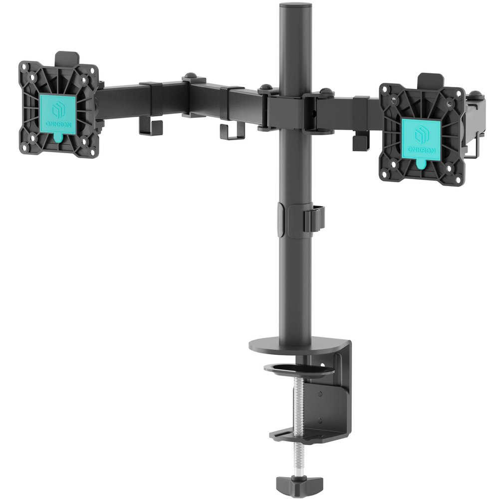 Настольный кронштейн для двух мониторов 13-32 дюймов ONKRON Black D221E