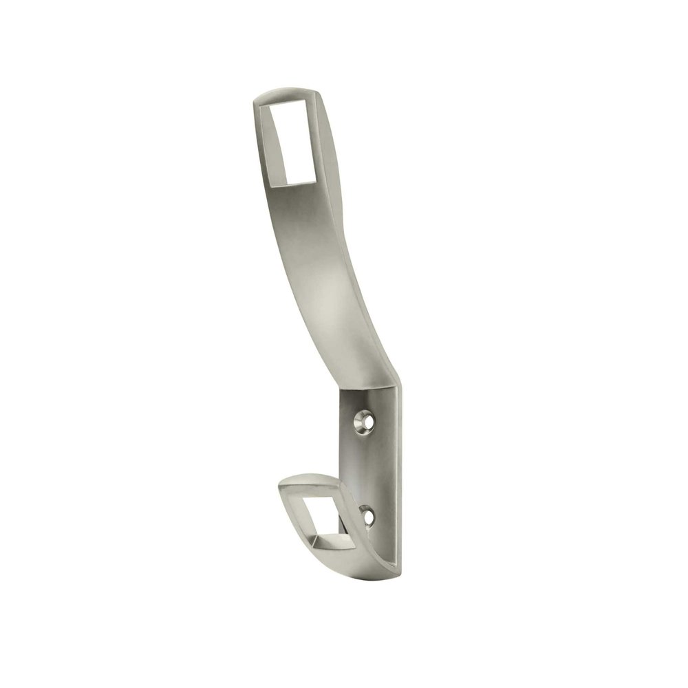 Крючок MF K2409, 2-х рожковый, матовый никель 7209v