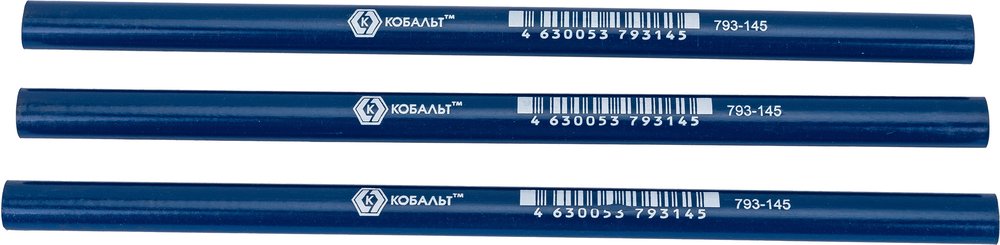Строительный карандаш КОБАЛЬТ 180/10 мм, 3 шт 793-152