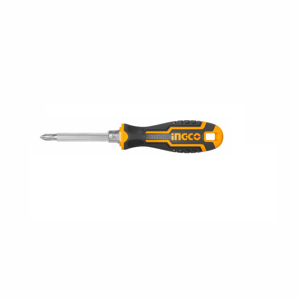 Двухсторонняя отвертка INGCO 2 в 1 SL5+PH1 INDUSTRIAL AKISD0203