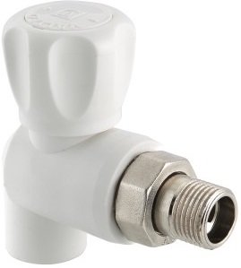 Угловой кран PPR для подключения радиатора 20х1/2 Valtec VTp.718.0.02004