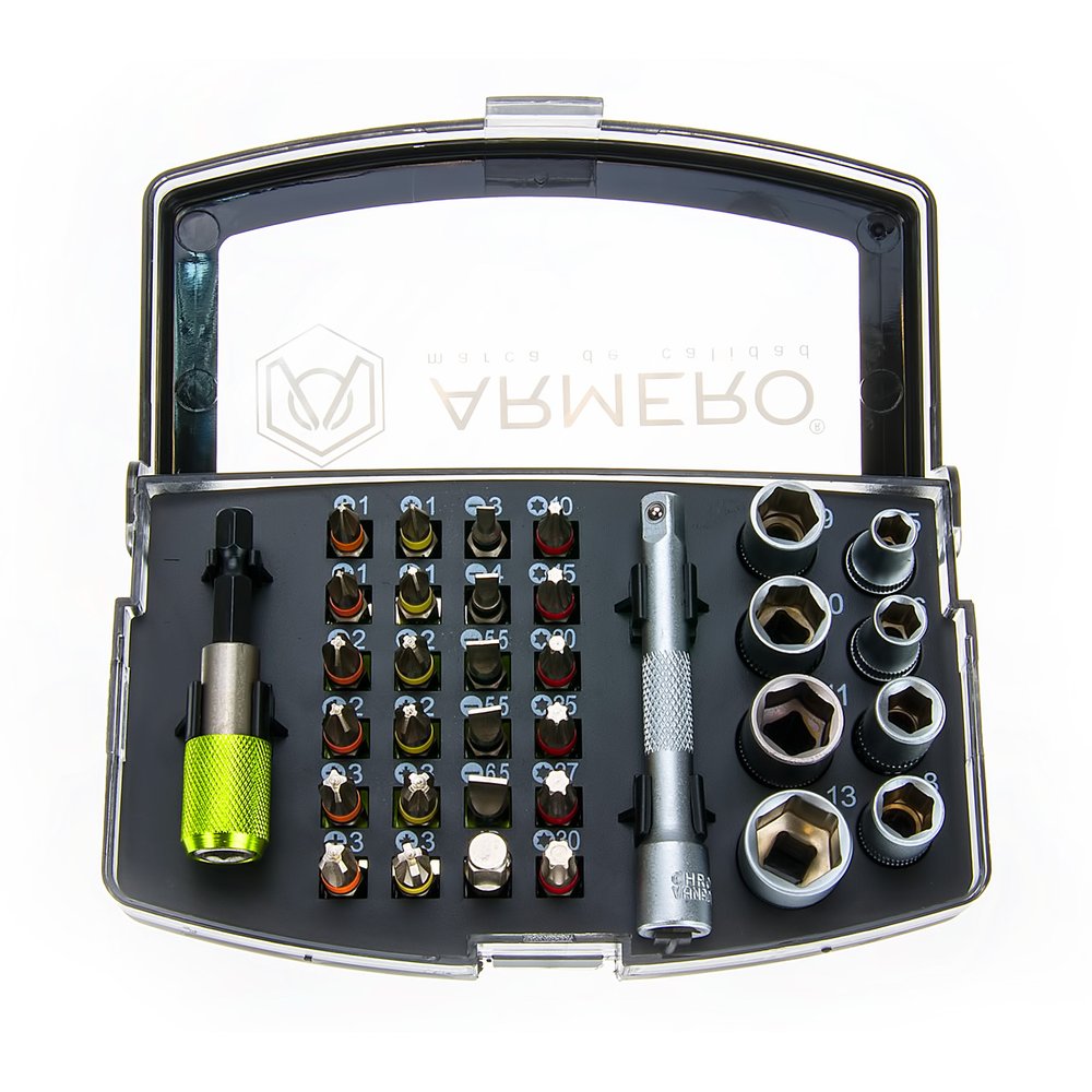 Набор бит и насадок A440/034, 34 шт Armero AK40-034