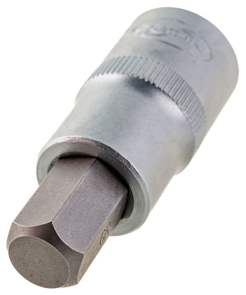 Головка со вставкой шестигранник 12 мм, 1/2', L=55 мм АвтоDело 39292 14975
