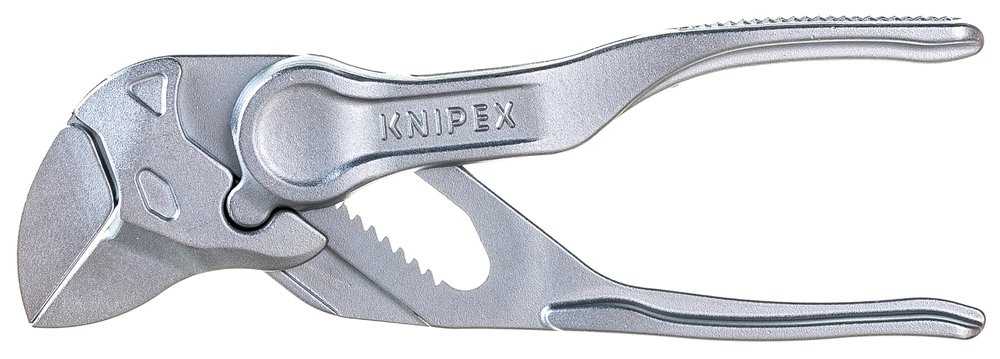 Переставные клещи-ключ Knipex XS, 21 мм (3/4'), 100 мм, Cr-V, серые, KN-8604100