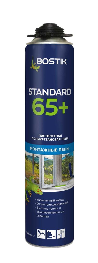 Пена пистолетная полиуретановая Bostik Standard 65+ 850 мл 20020019