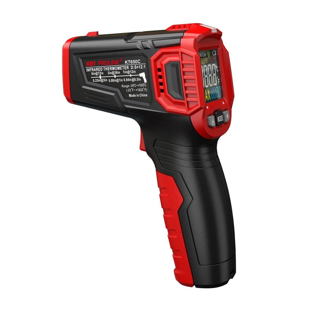 Бесконтактный цифровой пирометр КВТ KT 650C PROLINE 87243