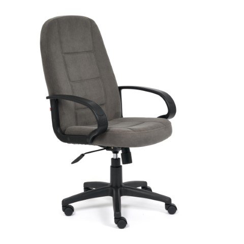 Кресло TetChair СН747 флок серый 29 15027